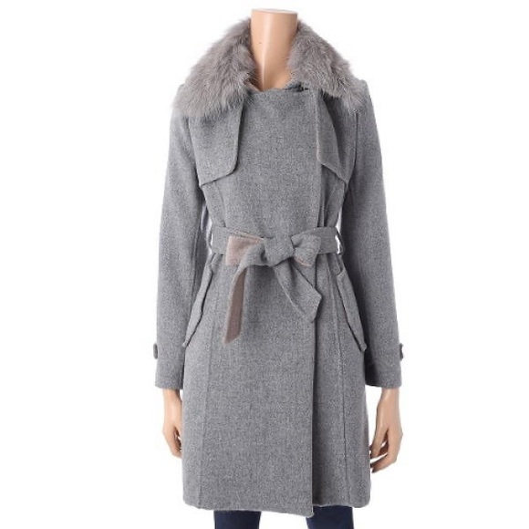 ROEM handmade TRENCH COAT, S, Grey - Picture 1 of 16